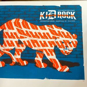 2013 Kid Rock Tour Poster 18x24